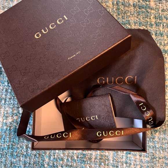 Gucci Accessories - GUCCI Empty Belt Box with Dust Bag & Ribbon